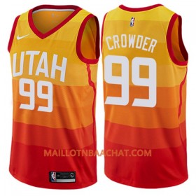 Maillot NBA Utah Jazz Jae Crowder 99 Nike City Edition Swingman - Homme